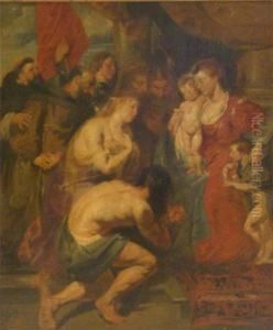 Anbetung Des Christus-kindes by Rudolf Possin