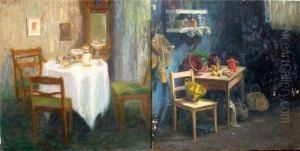 3 Olgemalde by Rudolf Possin