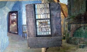 7 Olgemalde by Rudolf Possin