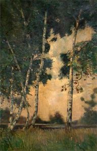 Birken Am Seeufer by Rudolf Possin