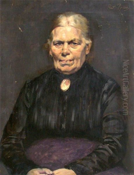 Dame Mit Kameenbrosche Im Halbprotrait - view 1