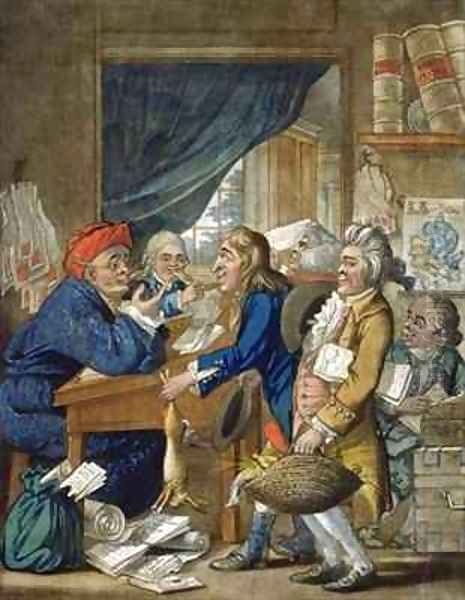 A Country Attorney and his Clients - view 1