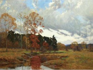 Autumn Landscape by William Merritt Post