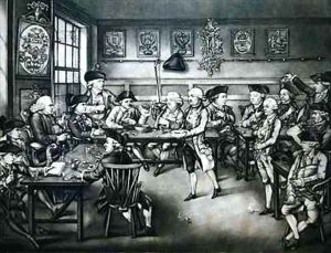 The Court of Equity or Convivial City Meeting by Robert Dighton