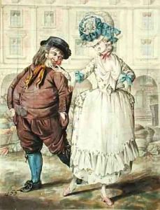 An English Sloop Engaging a Dutch Man oWar by Robert Dighton