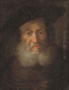 Head of a bearded man