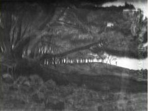Paysage Anime A L'aube by Adolphe Potter