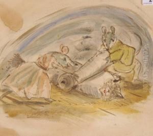 Scene From The Tale Of Samuel Whiskers by Helen Beatrix Potter