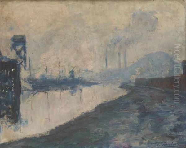 Bords De Sambre Au Coucher Du Soleil - view 1