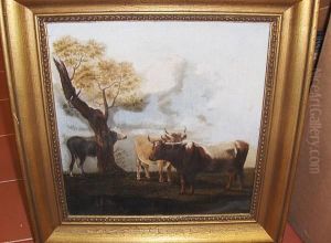 Cattle By A Tree by Paulus Potter