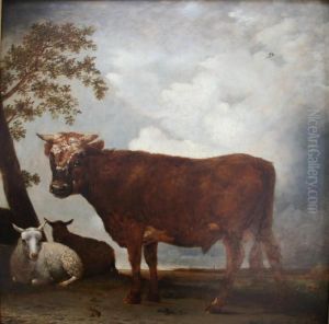 * A Copy Of Potter's Original Of 1647 (mauritshuis by Paulus Potter