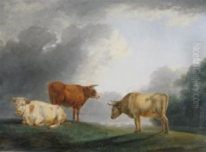 Cattle In A Meadow by Paulus Potter