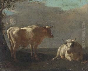 Cattle Resting In A Landscape by Paulus Potter