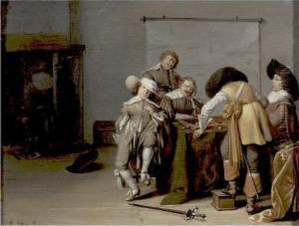 A Guardroom Interior - view 1