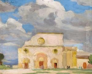 Eglise De L'aquila by Eugene Robert Pougheon