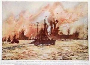 The Battle of the Dogger Bank by Charles Edward Dixon