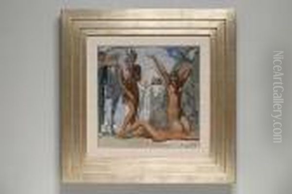 Study Of Amazonian Women And Horses - view 1