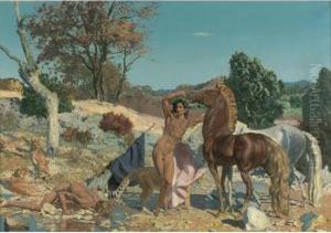 ''les Dioscures'' by Eugene Robert Pougheon