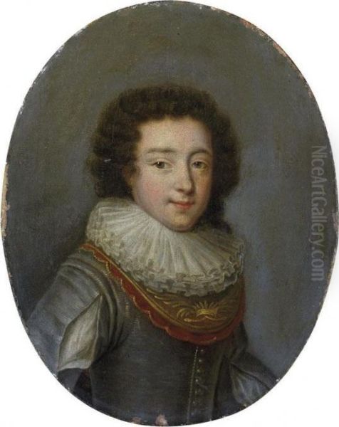 Portrait Of A Young Boy, Bust-length, With A Ruff Over Agorget - view 1