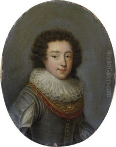 Portrait Of A Young Boy, Bust-length, With A Ruff Over Agorget