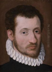 Kopfbildnis Eines Jungen Mannes by Frans Pourbus
