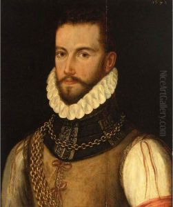 Portrait Of A Bearded Gentleman, Bust Length, With A Ruff Collar