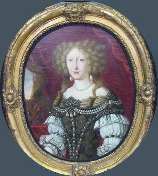 Portrait Of A Queen, Possibly Anne Of Austria, Queen Of Spain - view 1