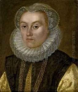 Portrait De Femme A La Coiffe Blanche