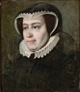 Portrait De Marie De Medicis by Frans Pourbus the younger
