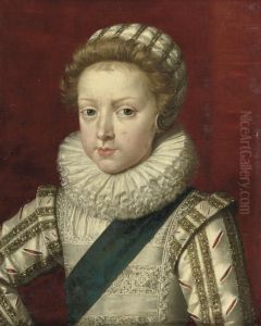 Portrait Of Gaston D'orleans by Frans Pourbus the younger