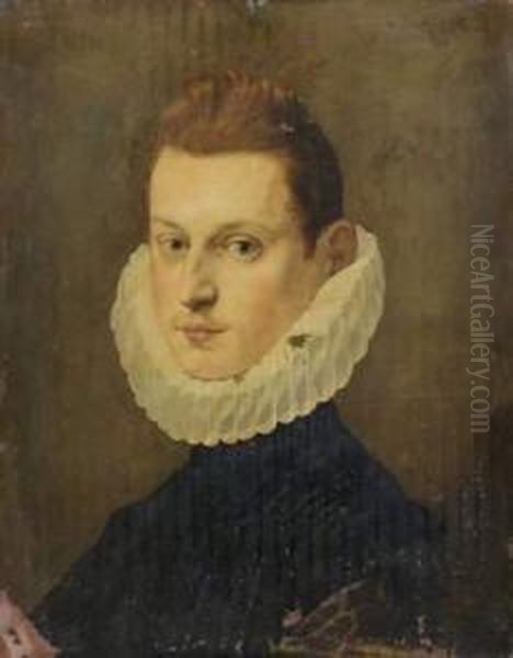 Portrait D'homme A La Collerette De Dentelle - view 1