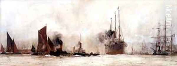 On the Thames Gravesend - view 1
