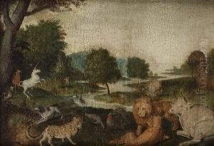 The Garden Of Eden by Frans Pourbus the younger