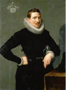 Portrait Of A Gentleman Of The Snouck Family by Frans Pourbus the younger