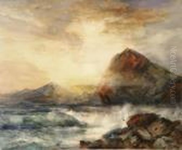Crashing Waves On A Rocky Coast - view 1