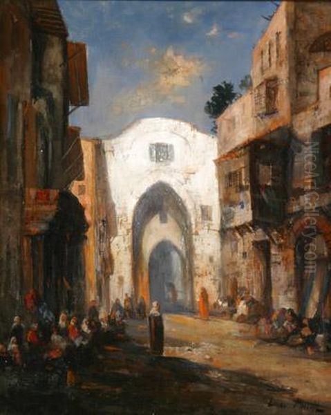 Middle Eastern Street Scene - view 1
