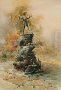 A Statue In Kensington Gardens