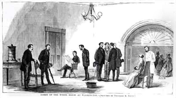 Lobby of the White House at Washington - view 1
