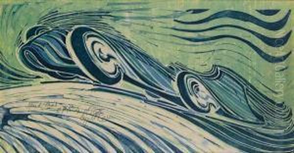 Speed Trial (coppel Linocuts Of The Machineage; Cep 31) - view 1
