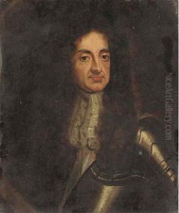 Portrait of Charles II, half-length, in armour