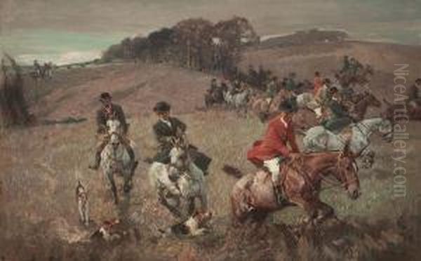 A Fox Hunt In The Midlands - view 1