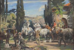 Preparing The Horses Preparing The Horses