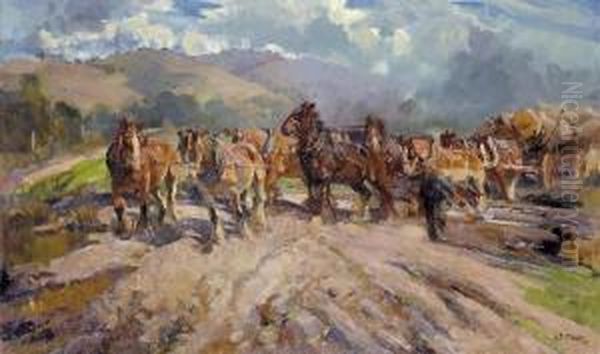 Hauling Timber - view 1