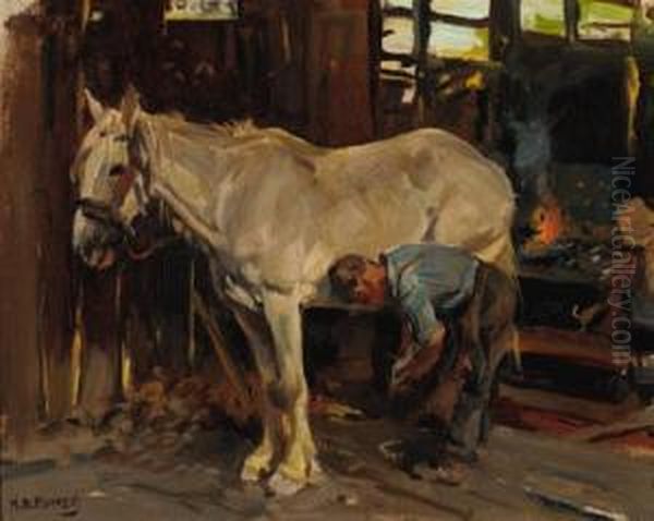 Shoeing The Horse - view 1