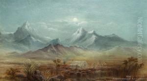 Dawn Over Two Thumb Range Near Mt Cook