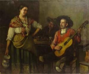 "escena Costumbrista" by Emilio Poy Dalmau