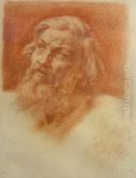 Study Of The Head Of A Man - view 1
