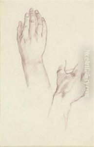 Study Of Hands by Sir Edward John Poynter