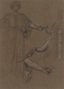 Three Studies Of Joined Hands