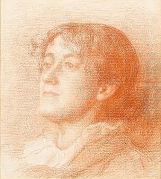 Study Of A Head Of A Woman - view 1
